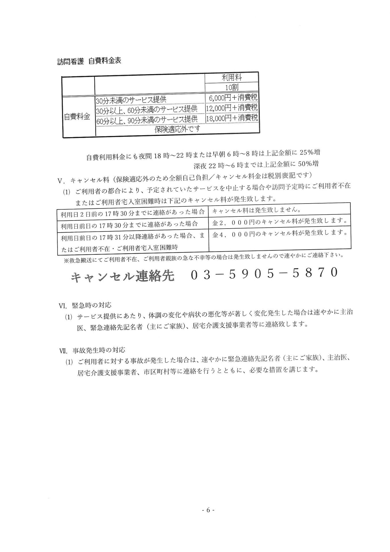 重要事項説明書